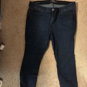 Torrid Bombshell Skinny Dark Blue Jeans. Size 22R (regular height). Worn twice